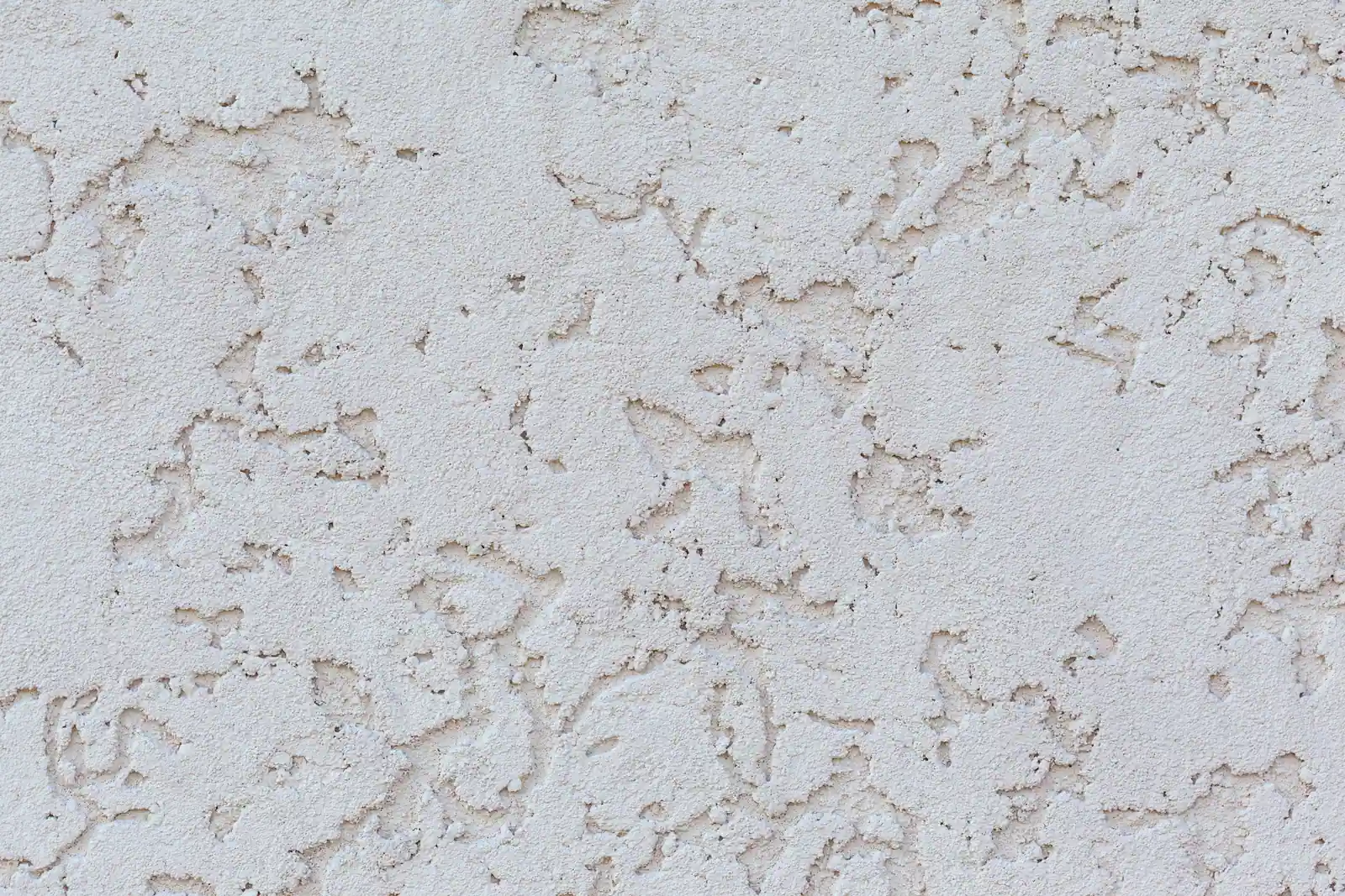 Close view of a knockdown-style wall texture