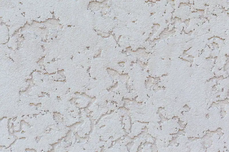 Close view of a knockdown-style wall texture